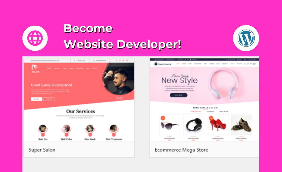 The Best Word press Website Development Course